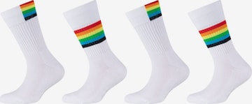 s.Oliver Socks in White: front