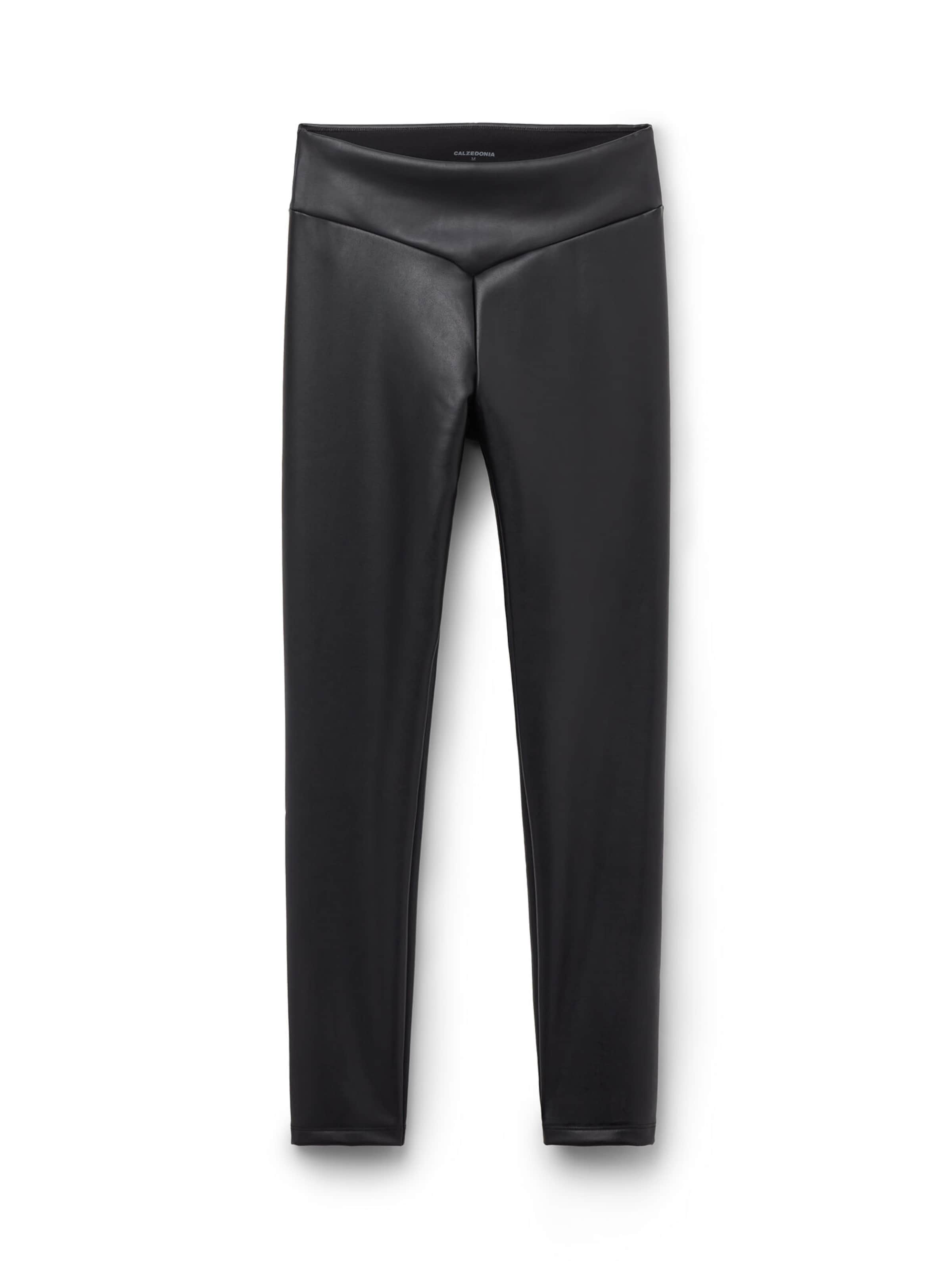 CALZEDONIA Skinny Leggings in Schwarz: Vorderseite