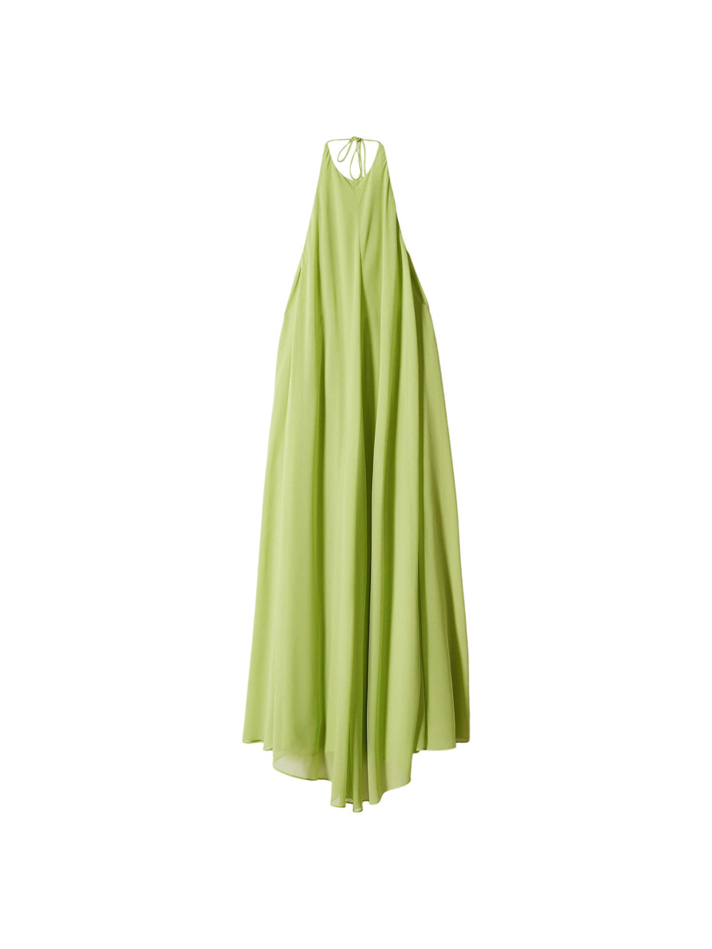 MANGO Poletna obleka 'Yellow' | jabolko barva, Prikaz izdelka