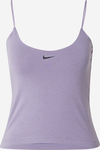 Nike Sportswear Top w kolorze fioletowy: przód