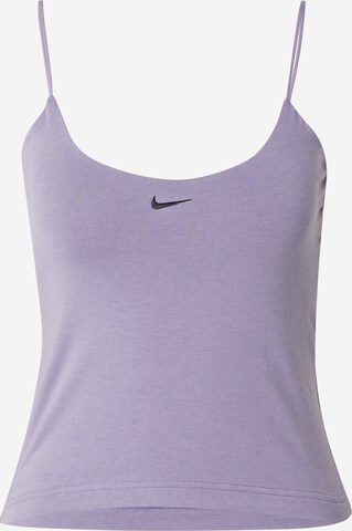 Nike Sportswear Top in Purple: front