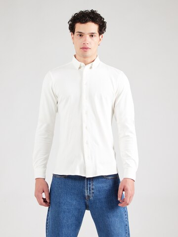 Coupe slim Chemise 'ARTHUR' Casual Friday en blanc : devant