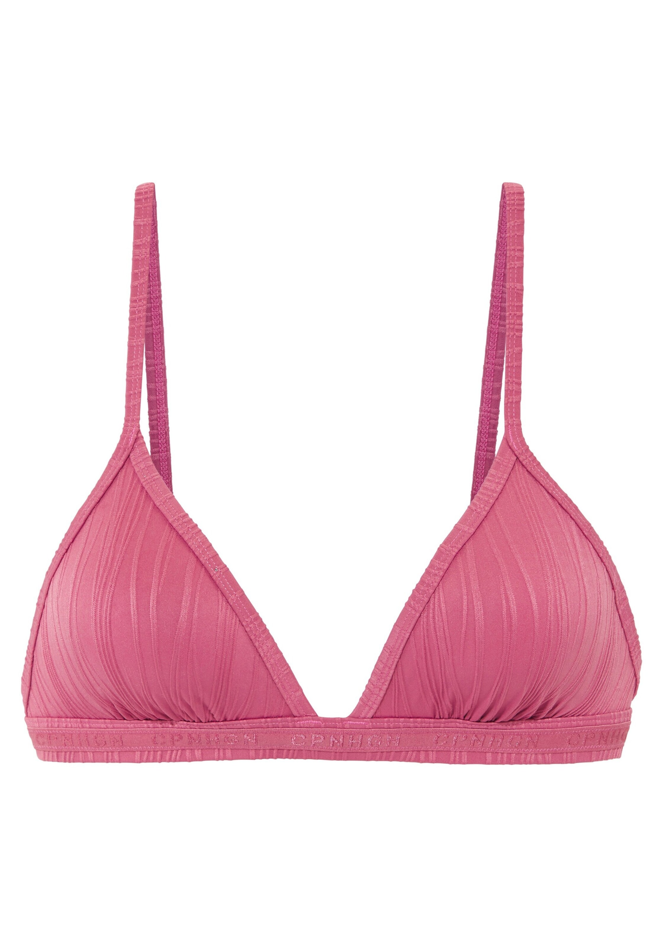 Copenhagen Studios Trójkąt Góra bikini w kolorze różowy: przód