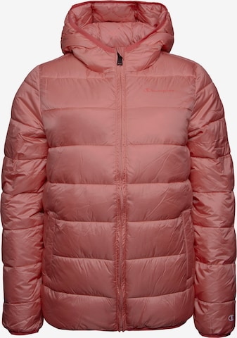 Champion Authentic Athletic Apparel Between-Season Jacket in Pink: front
