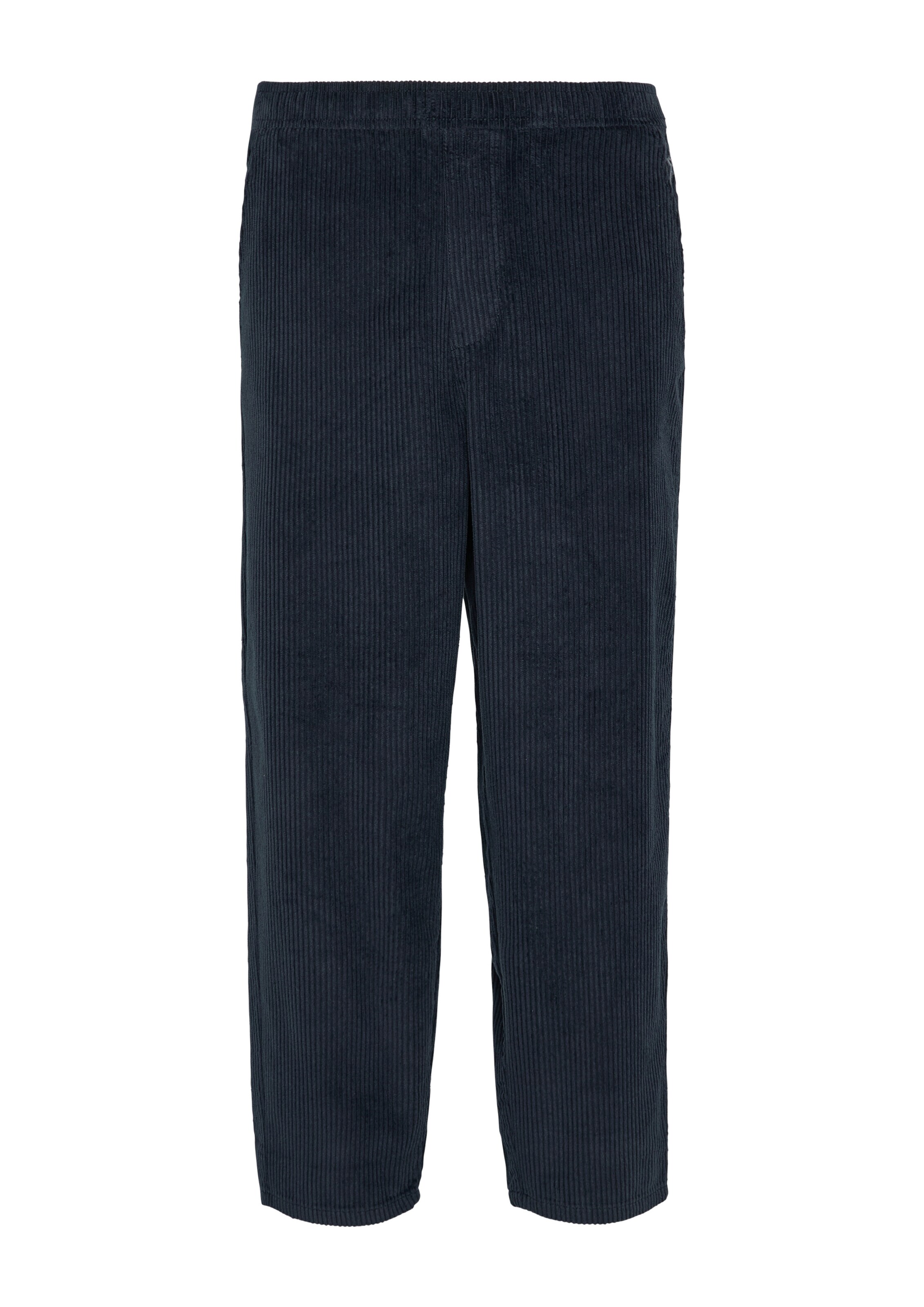 QS Regular Broek in Blauw: voorkant