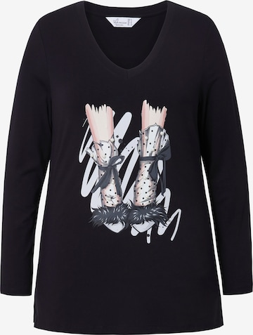 MIAMODA Shirt in Black: front