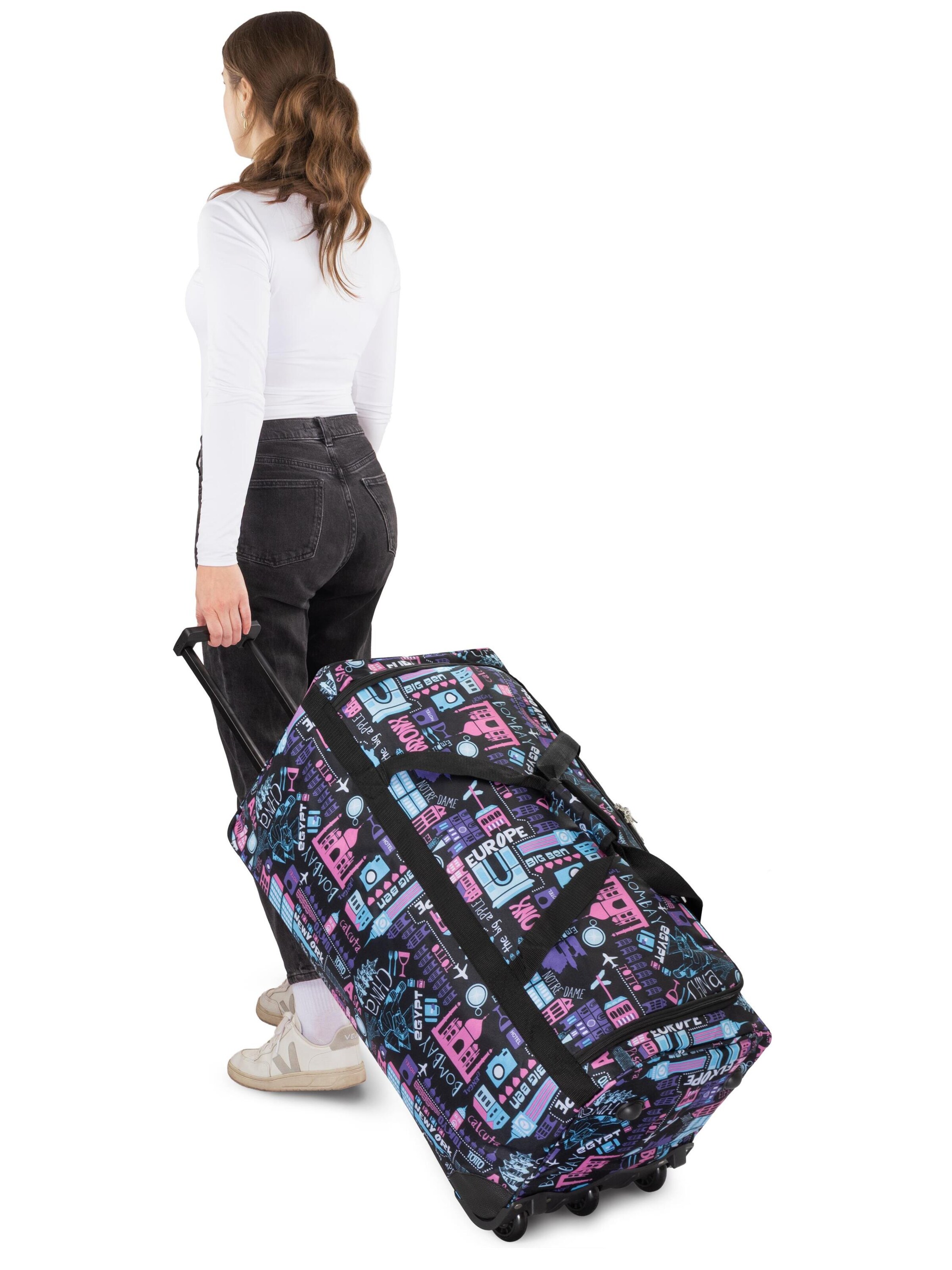 Sac de voyage normani en mélange de couleurs