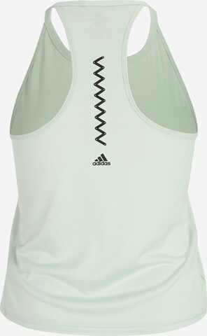 ADIDAS PERFORMANCE Sportovní top 'Run Fast' – zelená