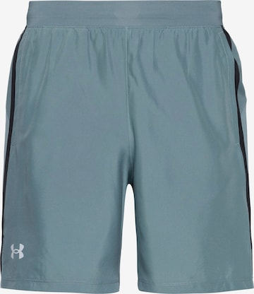 UNDER ARMOUR Sports trousers 'Launch 7' in Blue: front