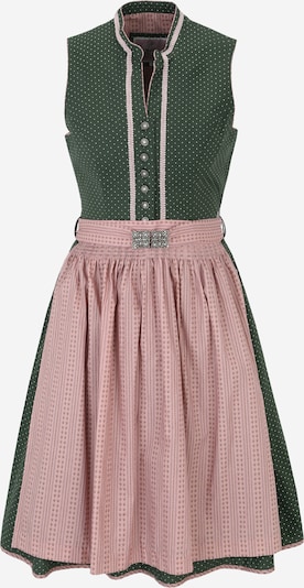 MARJO Dirndl 'Coralie' en vert foncé / rose, Vue avec produit