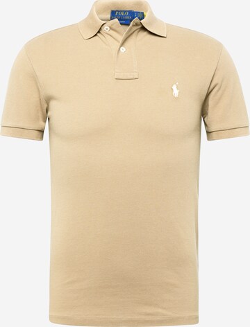 T-Shirt Polo Ralph Lauren en beige : devant