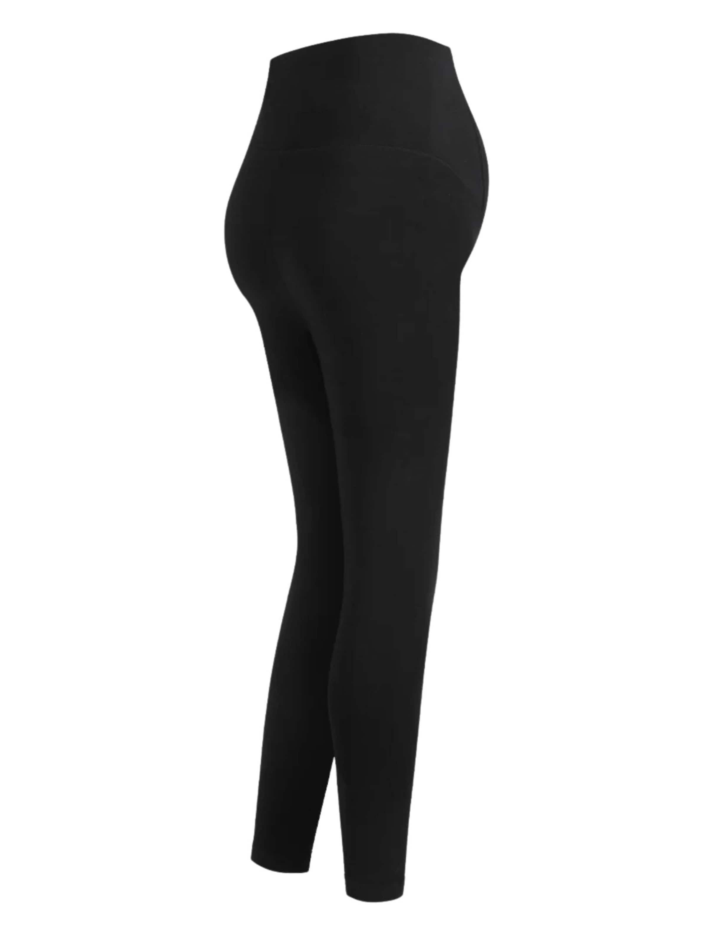 Skinny Leggings 'Seamless Umstandsleggings mit hohem Bund' cfab (formerly creamy fabrics) en noir