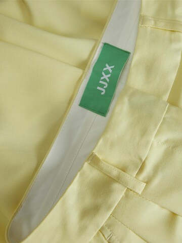 JJXX Avar lõige Voltidega püksid 'Cimberly', värv kollane