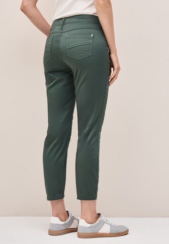 CECIL Slimfit Hose in Grün