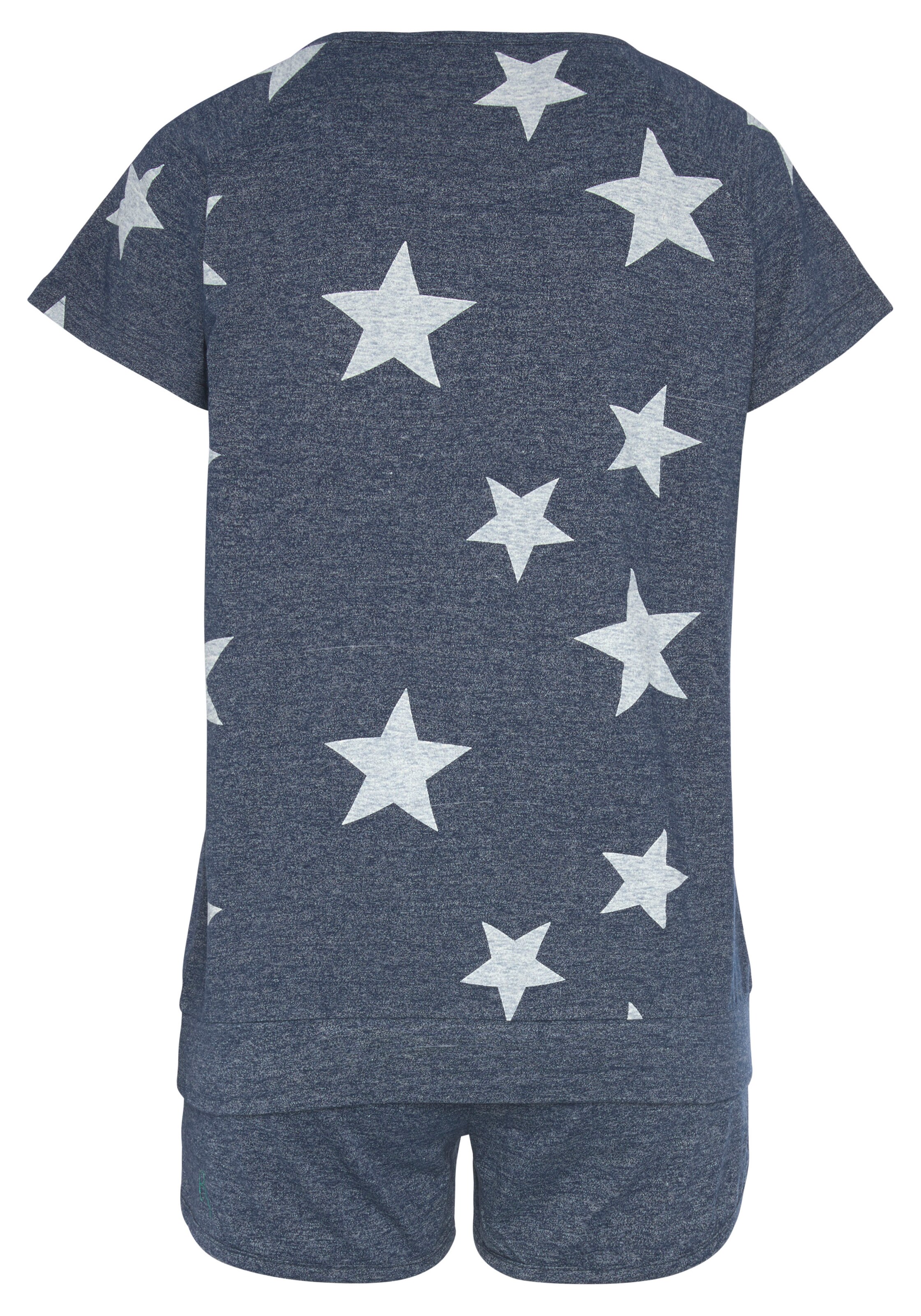 VIVANCE Short Pajama Set 'Dreams' in Blue