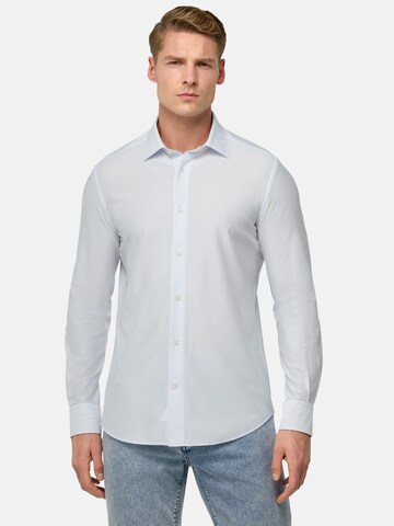 Regular fit Camicia di Boggi Milano in blu: frontale