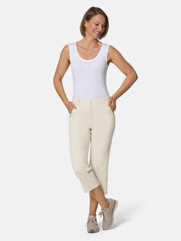 Regular Pantalon Goldner en beige