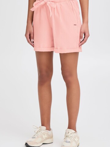 Loosefit Pantalon 'Lina' Oxmo en orange : devant