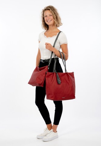 Shopper 'Elke' di Emily & Noah in rosso: frontale