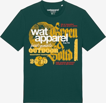 Maglietta di Watapparel in verde: frontale