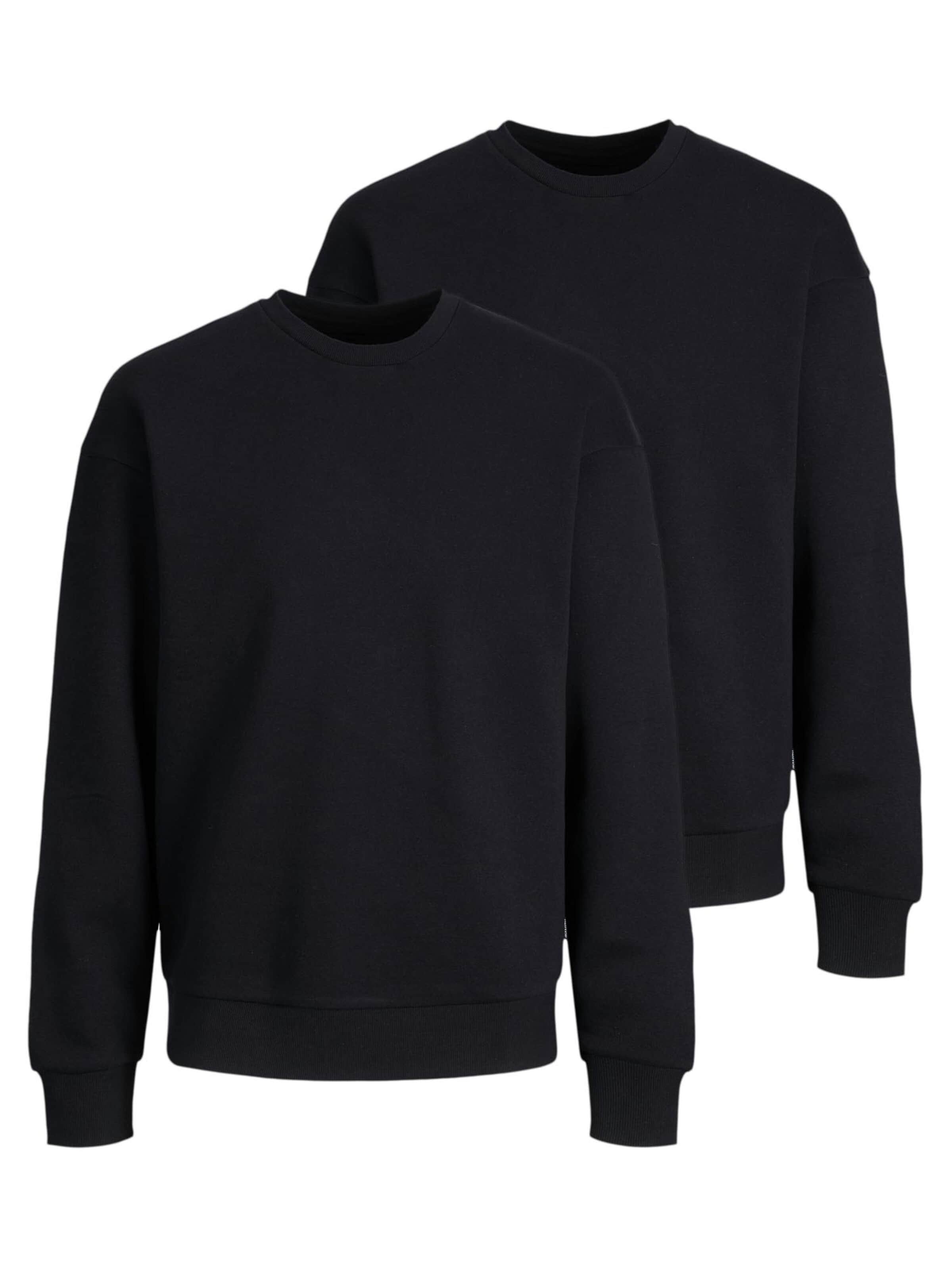JACK & JONES Sweatshirt 'Star'‌‌‌‌‌‌‌‌‌‌ in Schwarz: Vorderseite