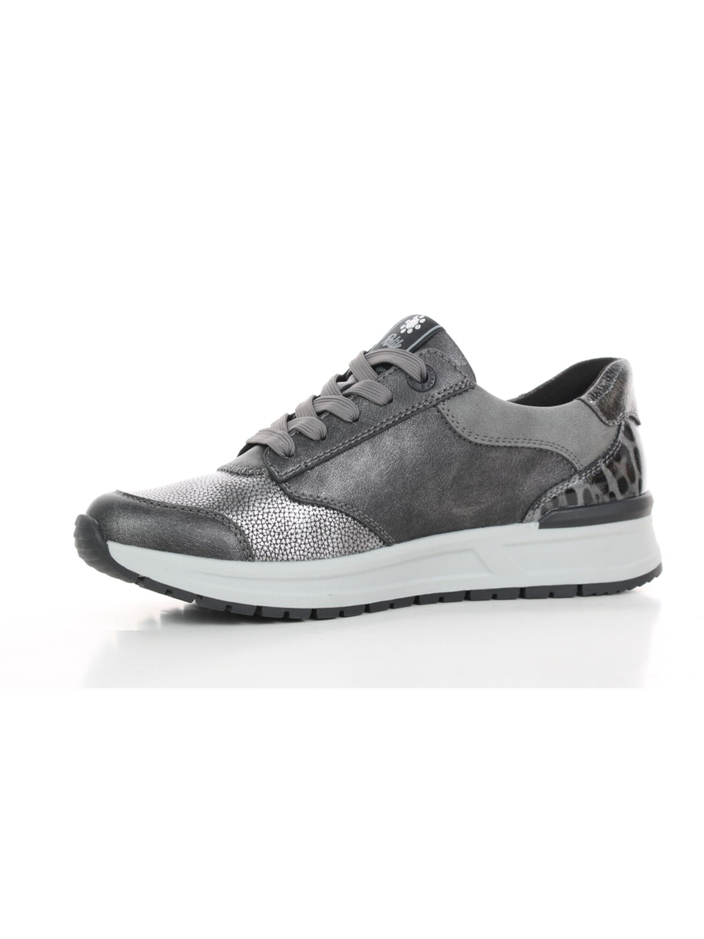 Relife Platform trainers in Grey: front