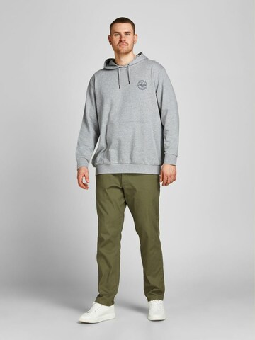 Jack & Jones Plus Суичър 'Shark' в сиво