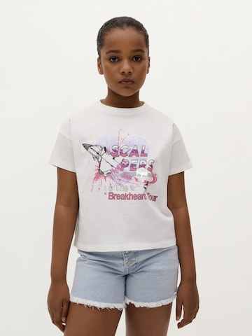 Scalpers Performance shirt ' ' in White: front