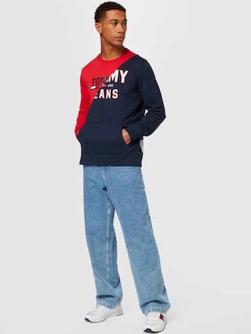 Tommy Jeans Sweatshirt i röd