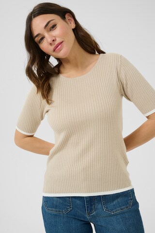 Kaffe - Jersey 'Lizza' en beige