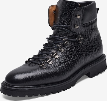 Henry Stevens Veterlaarsjes ' Bonnie HB3 ' in Zwart: voorkant