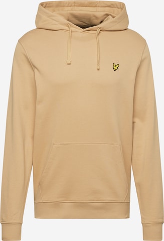 Lyle & Scott Μπλούζα φούτερ σε καφέ: μπροστά