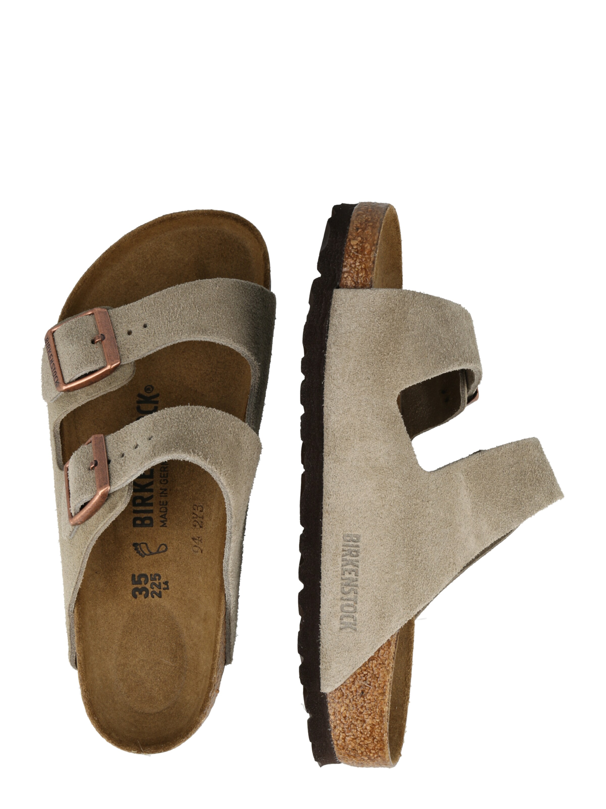 Zoccoletto 'Arizona' di BIRKENSTOCK in grigio