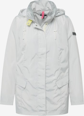 Ulla Popken Between-Season Jacket in White: front
