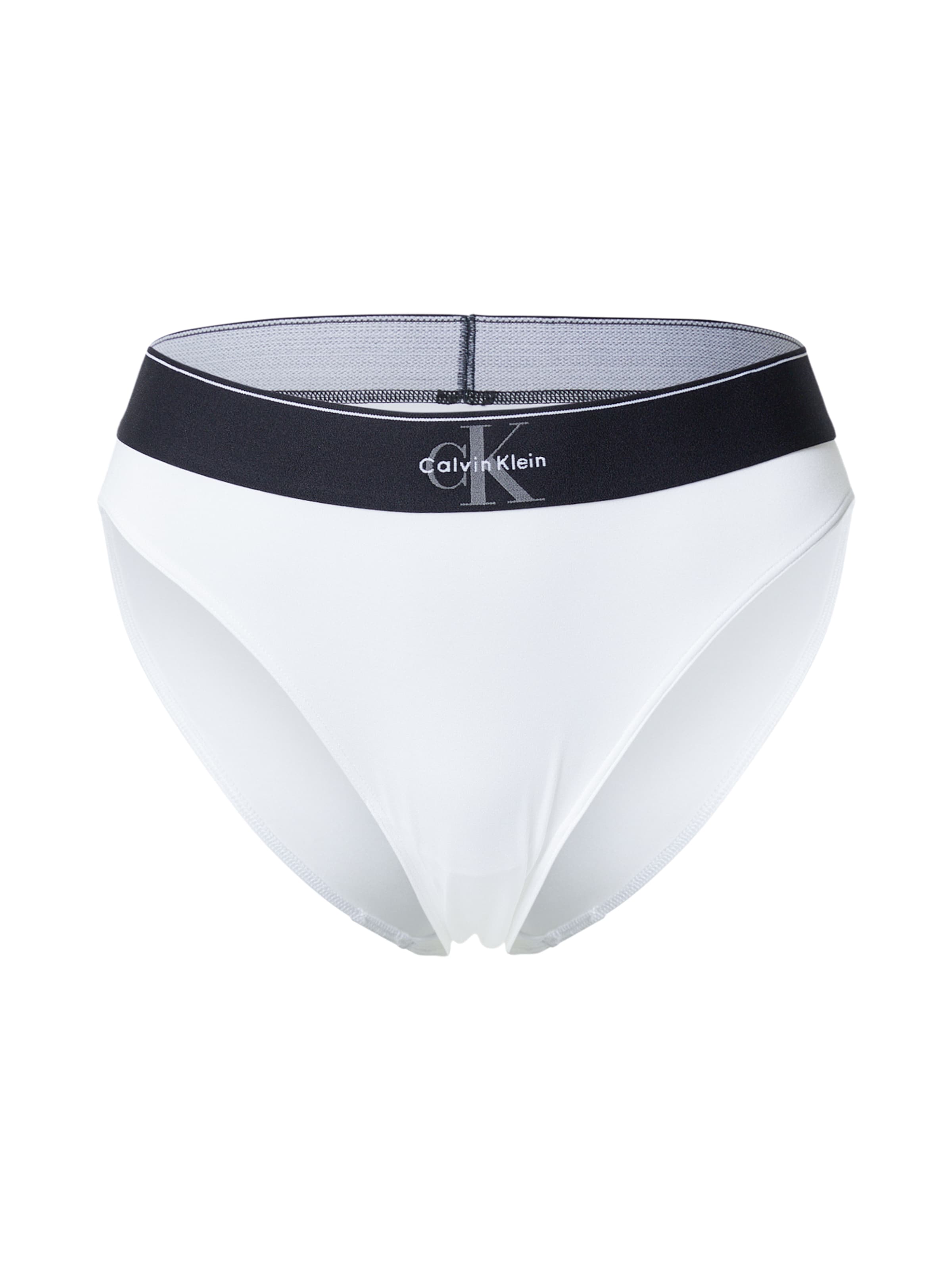 Slip Calvin Klein Underwear en blanc : devant
