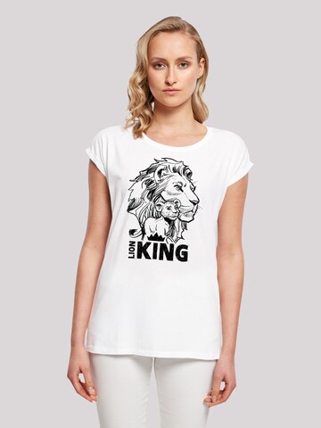 F4NT4STIC Shirt 'Disney König der Löwen Together ' in White: front