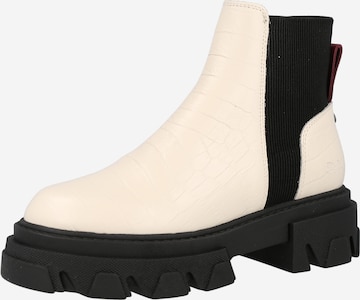 BUFFALO - Botas chelsea 'Sonic' em bege: frente