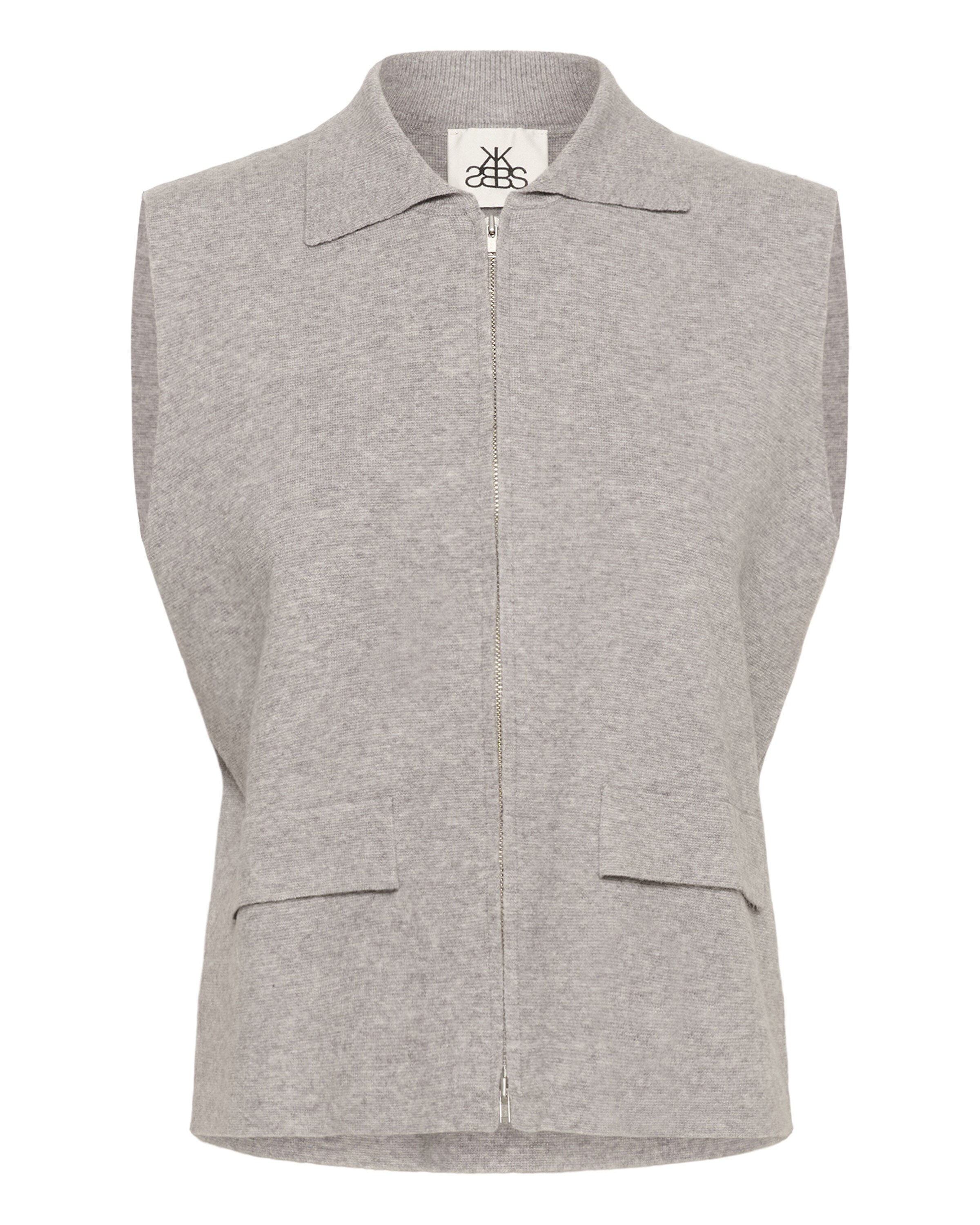 Gilet 'KBElvina' KAREN BY SIMONSEN en gris : devant