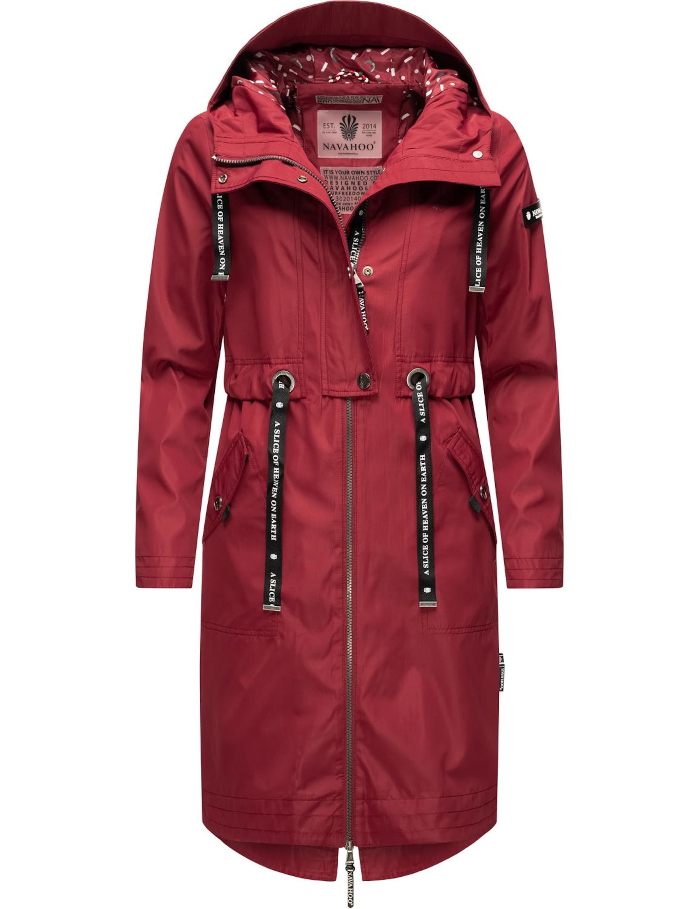 NAVAHOO Kevad-sügisparka &#x27; Josinaa &#x27;, värv punane: eest vaates