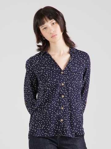 Camicia da donna 'Bumpy' di VERO MODA in blu: frontale