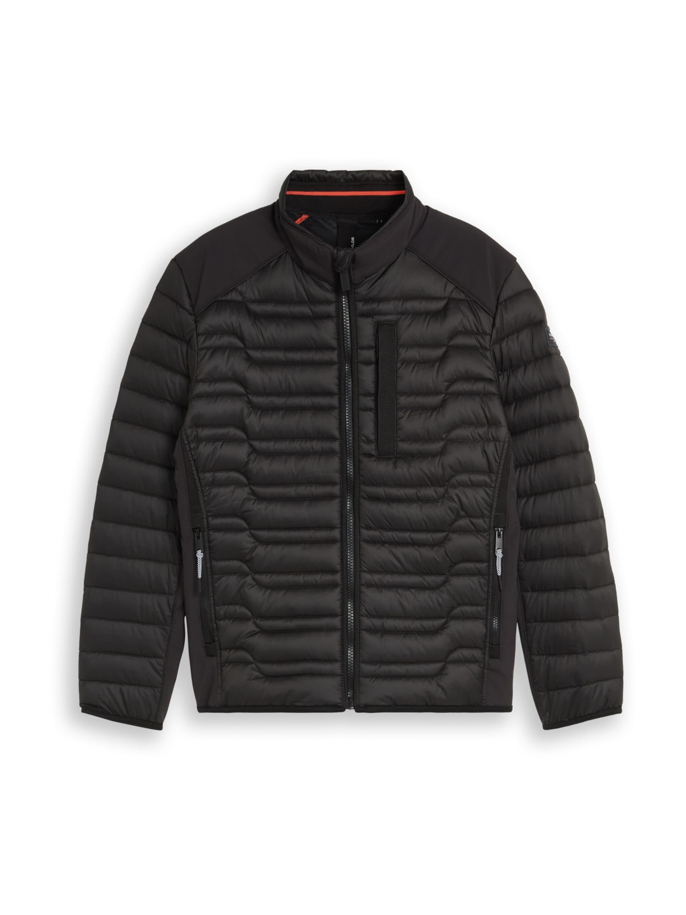 TOM TAILOR Between-Season Jacket in Black: front