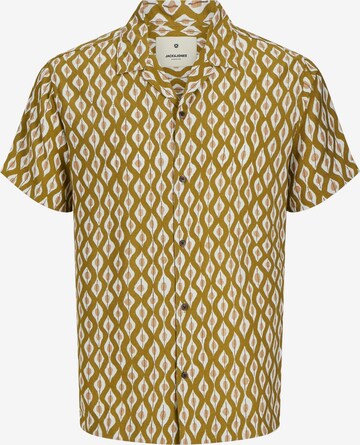 Coupe regular Chemise 'Lincoln' JACK & JONES en vert : devant