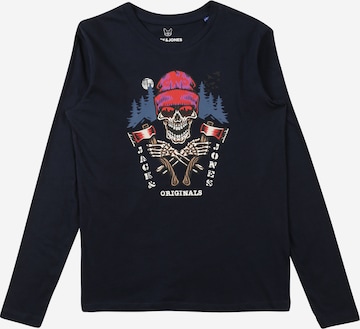 T-Shirt 'Captain' Jack & Jones Junior en bleu : devant