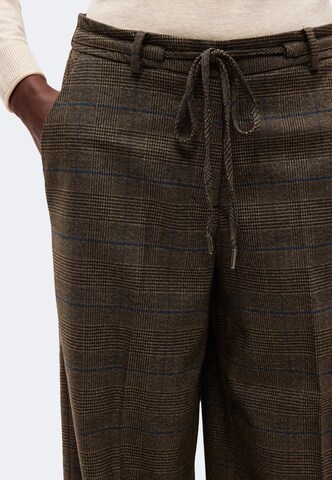 Wide leg Pantaloni con piega frontale di MORE & MORE in marrone