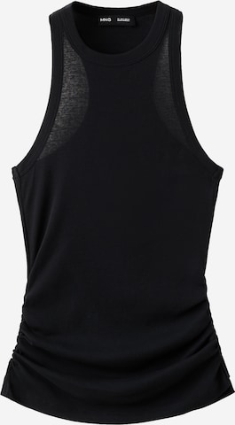 MANGO Top 'AMANDA' – černá: přední strana