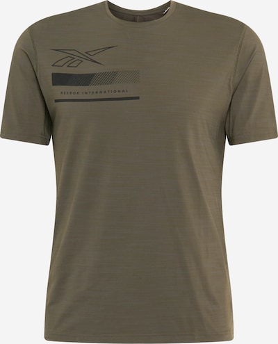 REEBOK Sportshirt in oliv / schwarz, Produktansicht