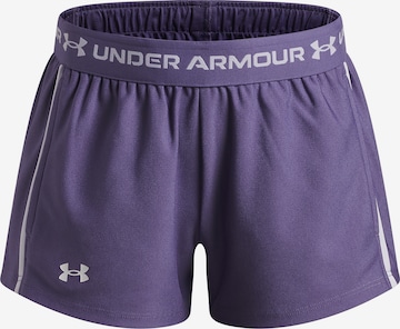 UNDER ARMOUR Sports trousers 'Play Up' in Purple: front