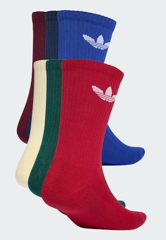 ADIDAS ORIGINALS - Meias 'Trefoil Cushion' em bege