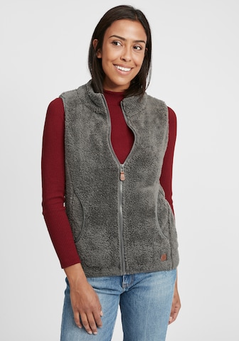 Oxmo Vest 'Theri' in Grey: front