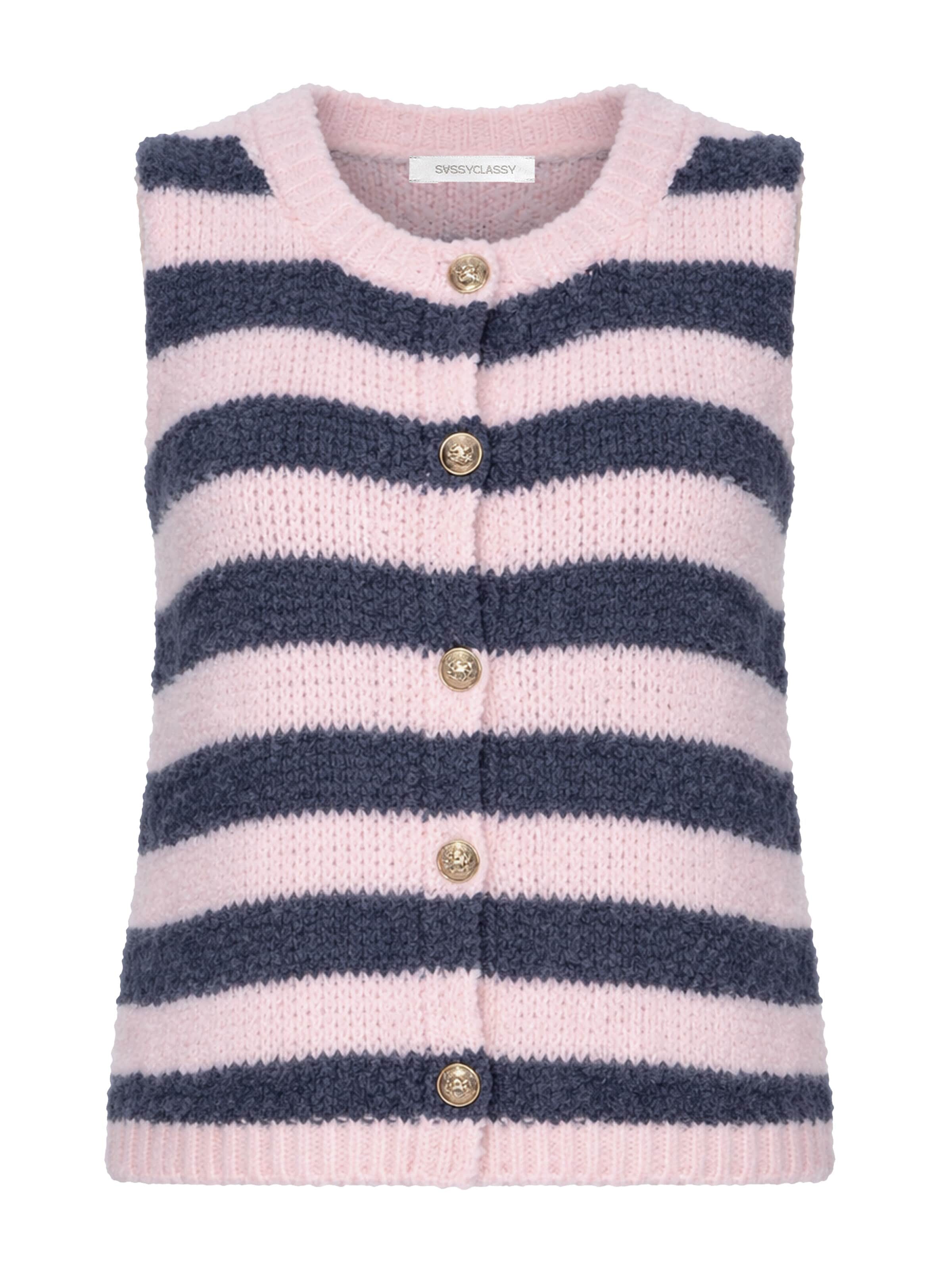 SASSYCLASSY Vest in Pink: front